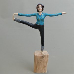 Figur im Yoga