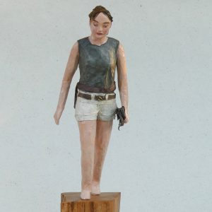 Bentje_Skulptur aus Pappmachee_1